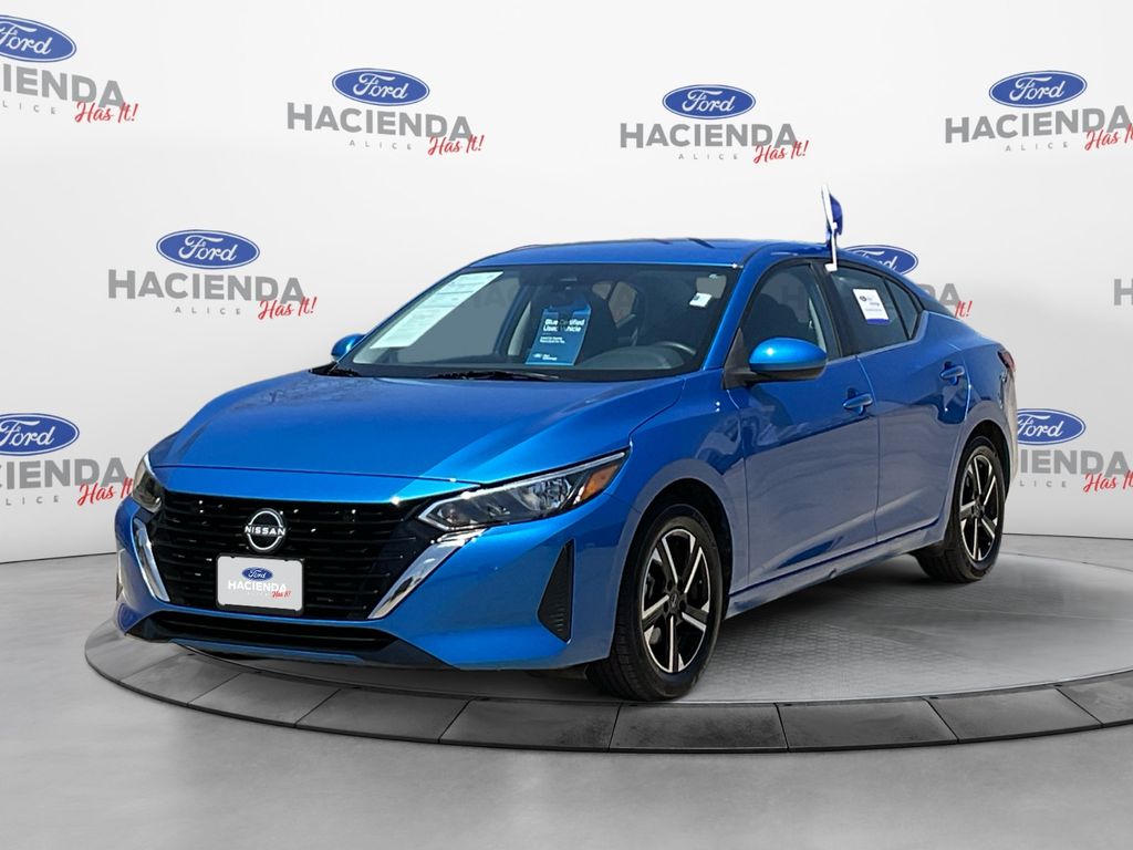 Electric Blue Metallic 2025 Nissan Sentra Sedan Front-Wheel Drive Continuously Variable Transmission