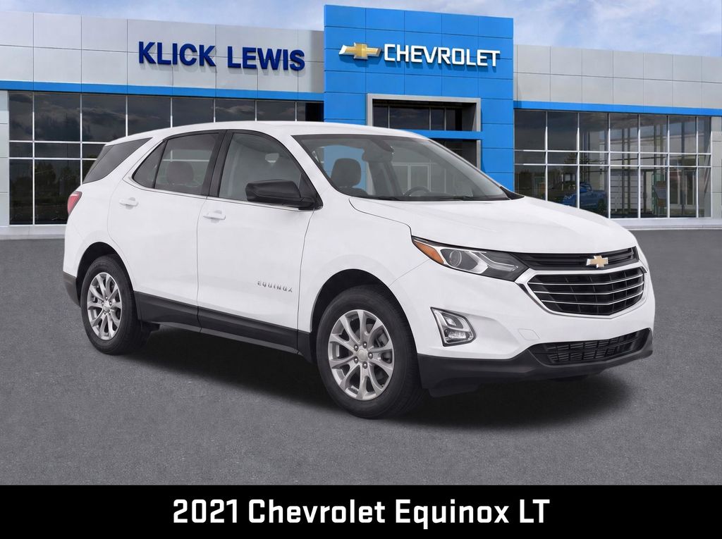 2021 Chevrolet Equinox LT White at Bob Ruth Ford