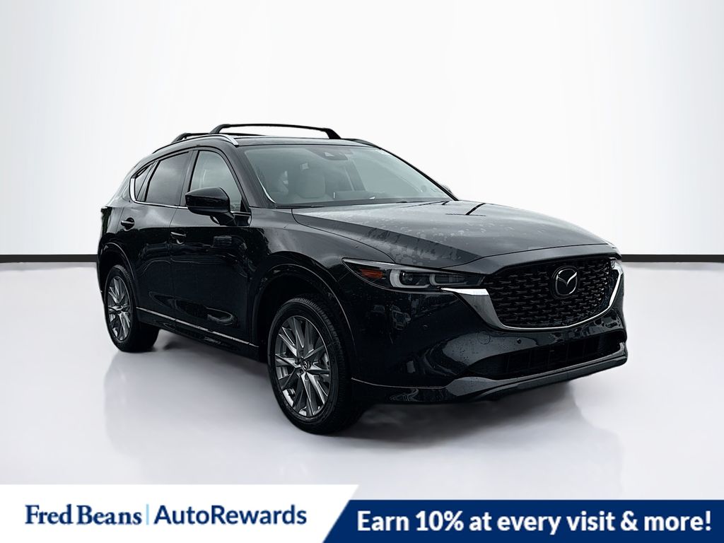 Jet Black Mica 2025 Mazda CX-5 2.5 S Premium Plus AWD SUV / Crossover All-Wheel Drive 6-Speed Automatic