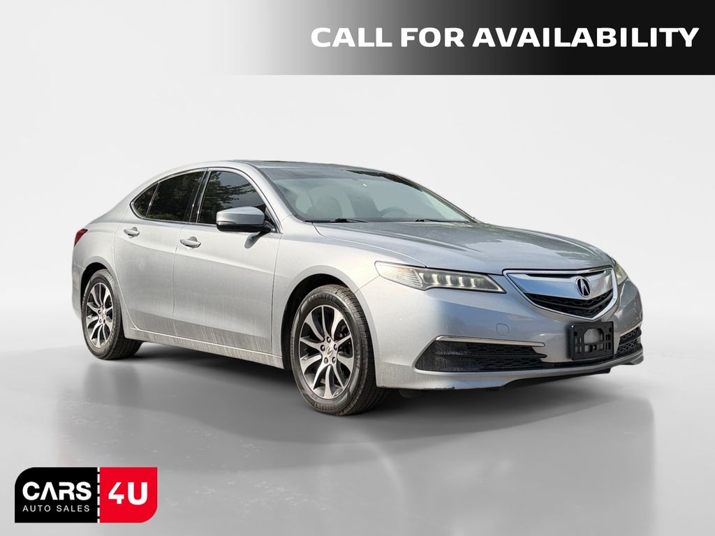 Silver 2017 Acura TLX Sedan Front-Wheel Drive 8-Speed Dual Clutch