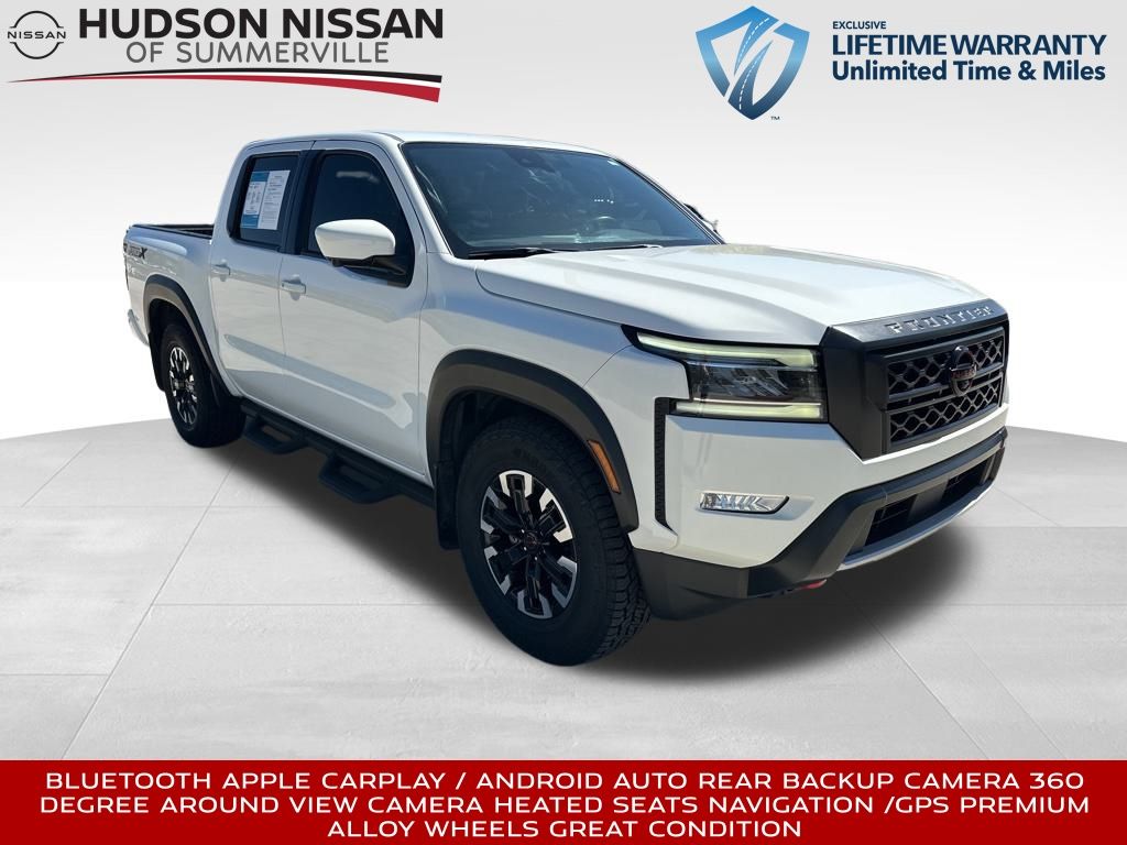 2023 Glacier White Nissan Frontier PRO-X Truck
