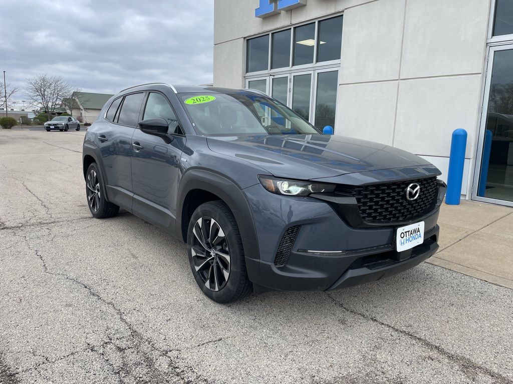 Polymetal Gray Metallic 2025 Mazda CX-50 Hybrid Premium Plus AWD SUV / Crossover All-Wheel Drive Continuously Variable Transmission