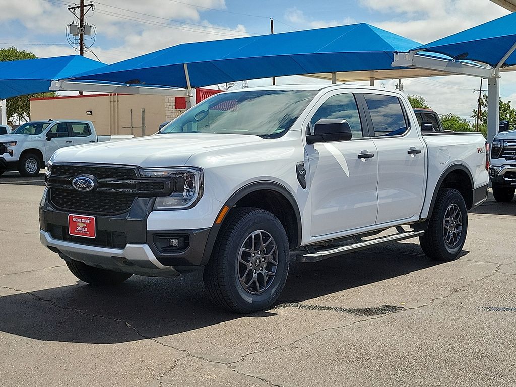 Oxford White 2025 Ford Ranger Pickup Truck Four-Wheel Drive Automatic