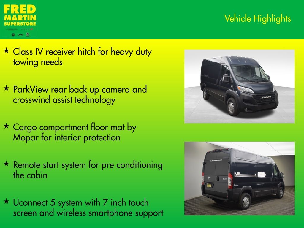 new 2026 Ram ProMaster 1500 car, priced at $47,722