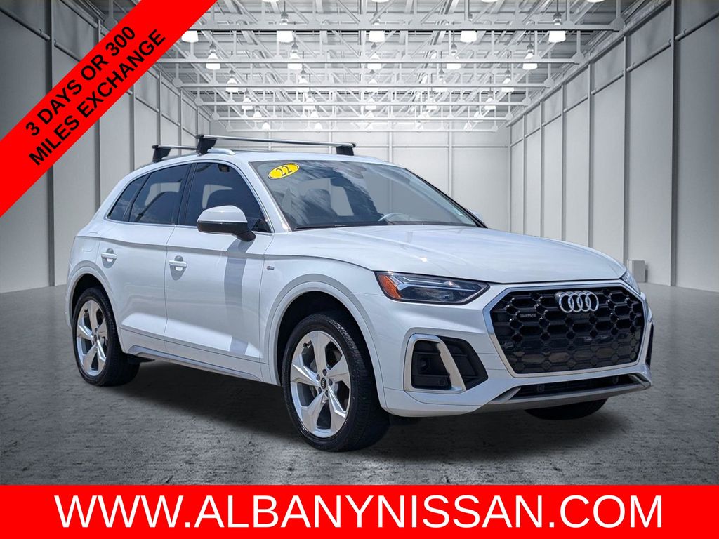 Glacier White 2022 Audi Q5 SUV / Crossover All-Wheel Drive 7-Speed Automatic