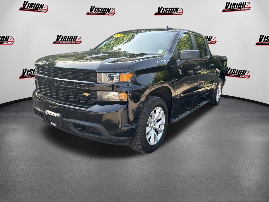 Black 2022 Chevrolet Silverado 1500 Pickup Truck Four-Wheel Drive 8-Speed Automatic