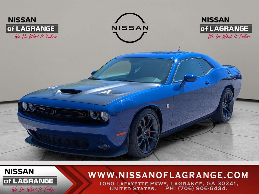 Indigo Blue 2021 Dodge Challenger R/T Scat Pack RWD Coupe Rear-Wheel Drive 8-Speed Automatic