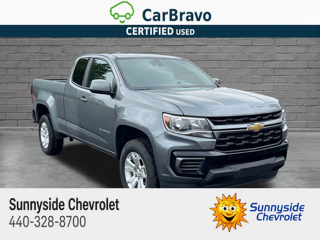 Gray (Satin Steel Metallic) 2022 Chevrolet Colorado Pickup Truck 4X2 6-Speed Automatic