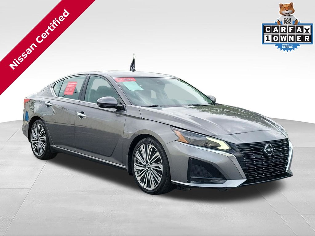 Gray (Gun Metallic) 2024 Nissan Altima Sedan Front-Wheel Drive Continuously Variable Transmission