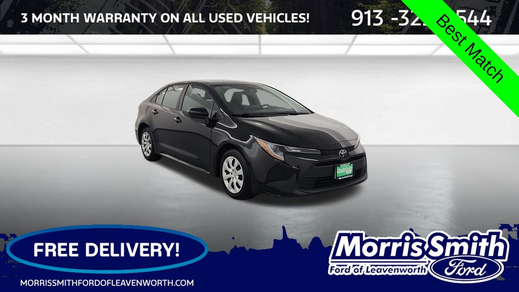 Midnight Black Metallic 2024 Toyota Corolla Sedan Front-Wheel Drive Continuously Variable Transmission