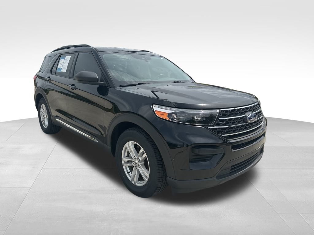 2020 Agate Black Metallic Ford Explorer XLT RWD SUV