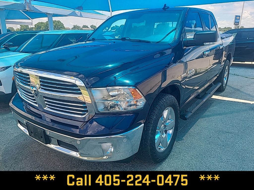 True Blue Pearlcoat 2016 RAM 1500 Pickup Truck Four-Wheel Drive 8-Speed Automatic