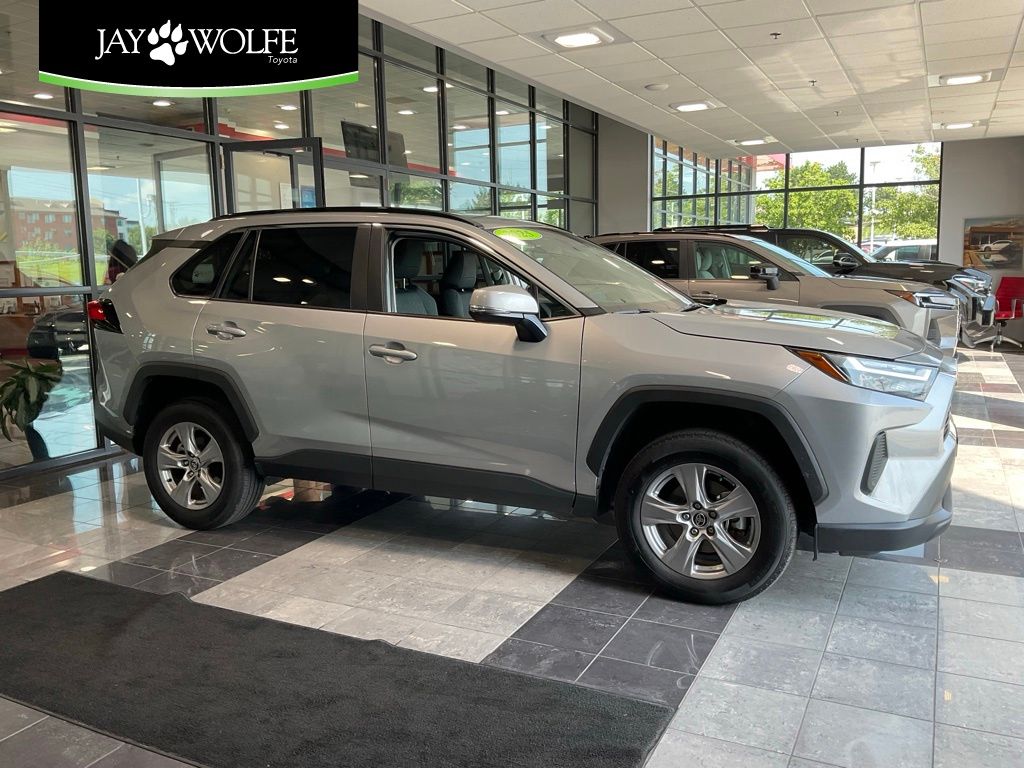 Silver Sky Metallic 2025 Toyota RAV4 SUV / Crossover All-Wheel Drive 8-Speed Automatic