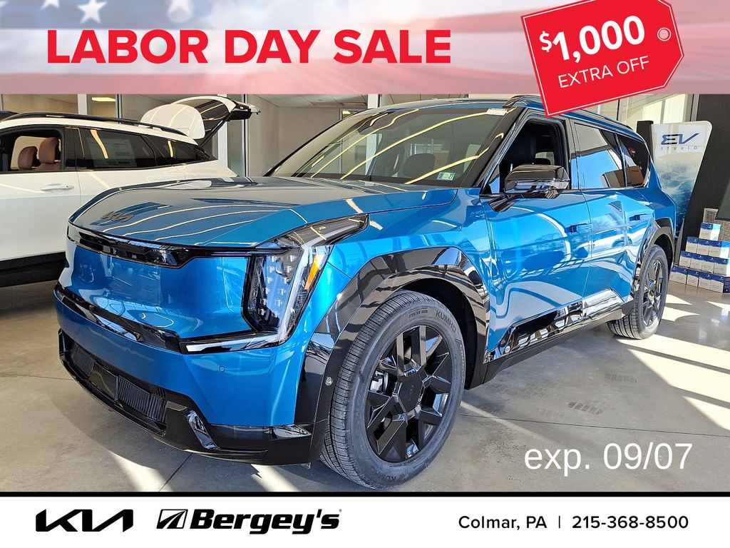 Ocean Blue 2026 Kia EV9 SUV / Crossover All-Wheel Drive 1-Speed Automatic