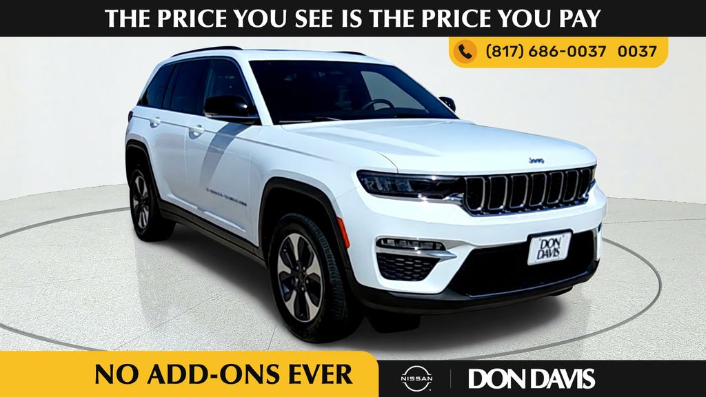 Bright White Clearcoat 2024 Jeep Grand Cherokee 4xe SUV / Crossover Four-Wheel Drive 8-Speed Automatic