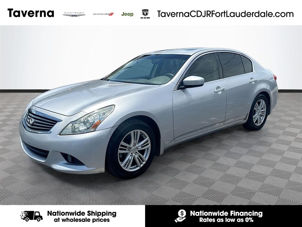 Gray (Liquid Platinum) 2012 INFINITI G37 Sedan Rear-Wheel Drive 7-Speed Automatic