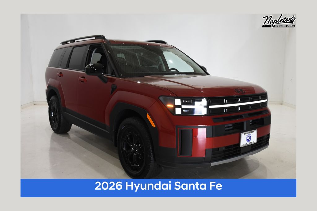 Ultimate Red 2026 Hyundai Santa Fe SUV / Crossover All-Wheel Drive 8-Speed Automatic
