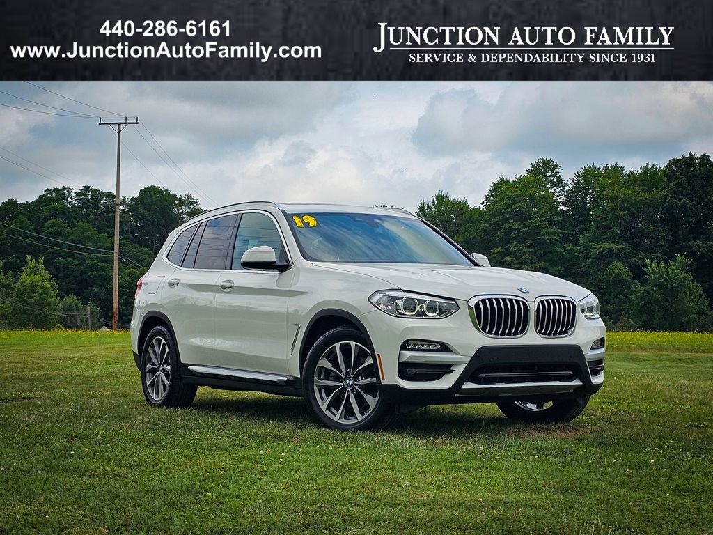 Alpine White 2019 BMW X3 SUV / Crossover All-Wheel Drive 8-Speed Automatic