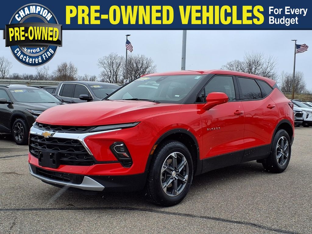 Habanero Orange 2025 Chevrolet Blazer LT AWD SUV / Crossover 9-Speed Automatic Overdrive