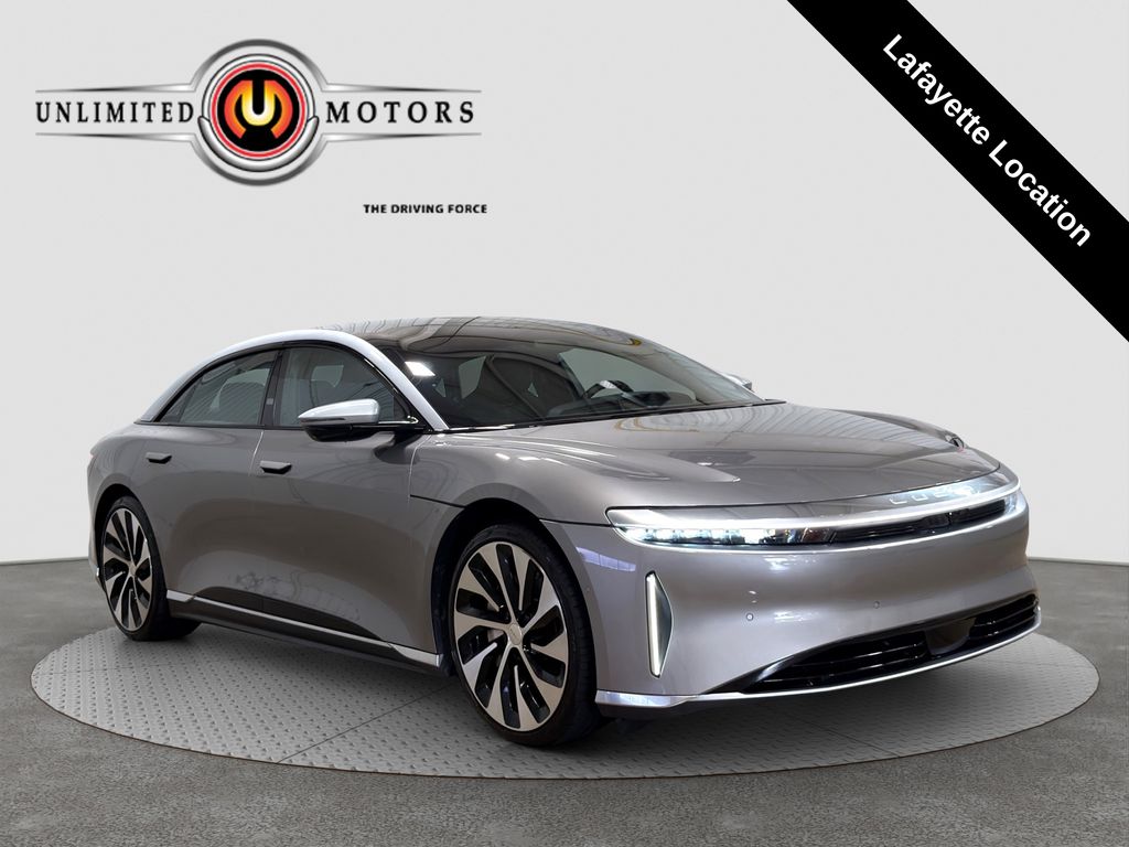 Gray 2022 Lucid Air Sedan All-Wheel Drive 1-Speed Automatic