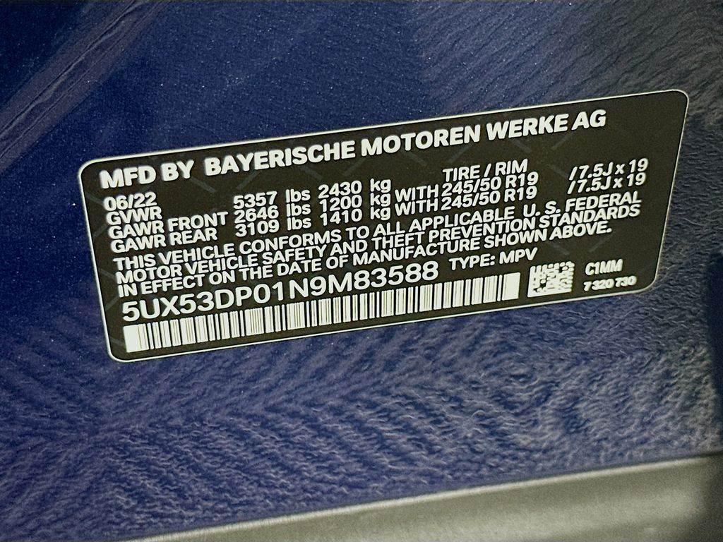 2022 BMW X3 xDrive30i 32