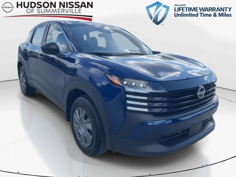 2025 Deep Blue Pearl Nissan Kicks S FWD SUV