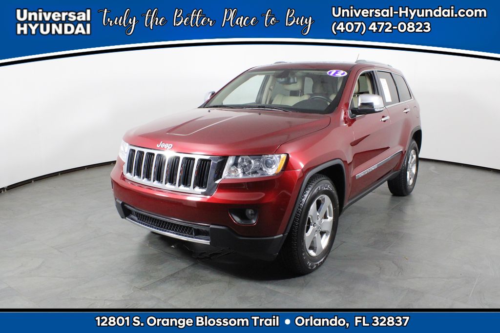 Deep Cherry Red Crystal Pearlcoat 2012 Jeep Grand Cherokee SUV / Crossover 4X2 5-Speed Automatic