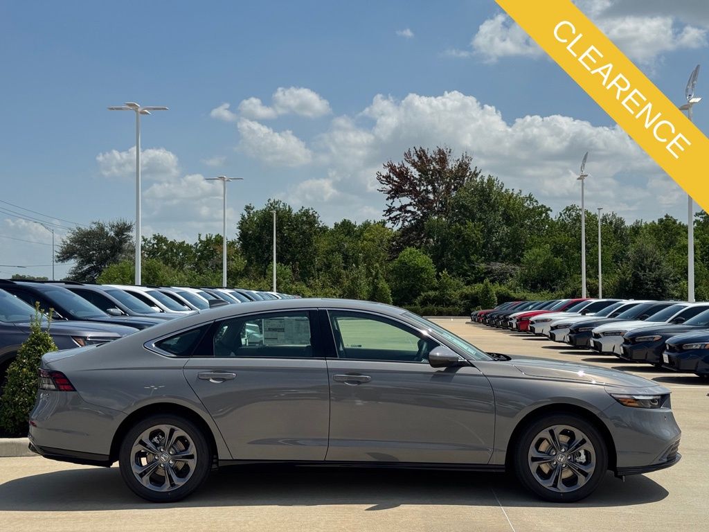 2025 Honda Accord Hybrid EX-L Gray at Classic Honda Galveston