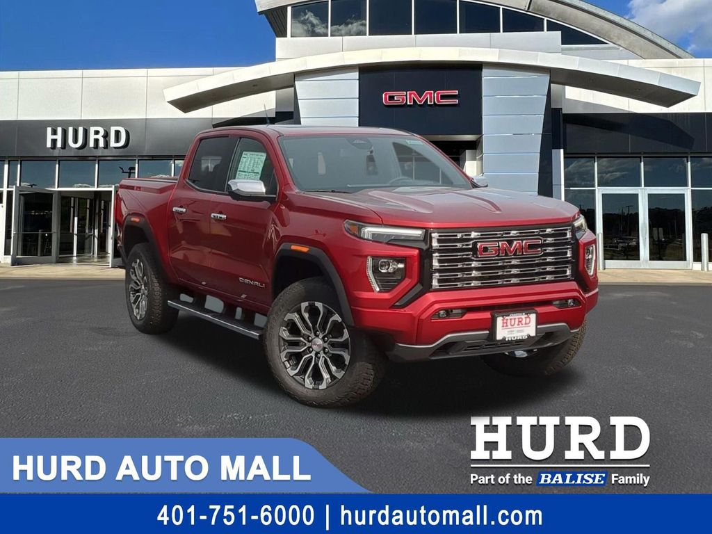 Volcanic Red Tintcoat 2026 GMC Canyon Denali Crew Cab 4WD Pickup Truck Four-Wheel Drive 8-Speed Automatic