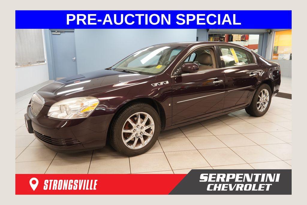 Red (Dark Crimson Metallic) 2008 Buick Lucerne Sedan Front-Wheel Drive 4-Speed Automatic