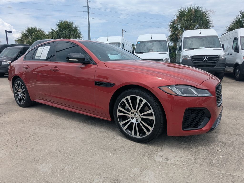 Firenze Red Metallic 2024 Jaguar XF Sedan Rear-Wheel Drive 8-Speed Automatic