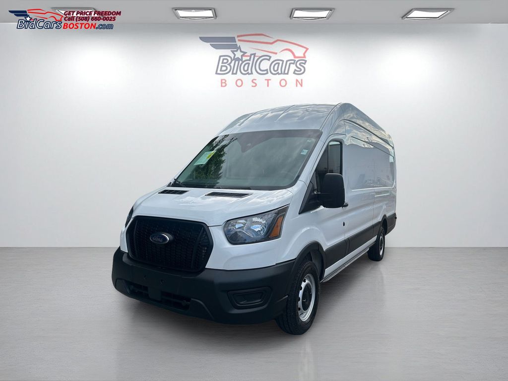 Oxford White 2025 Ford Transit Cargo Van Rear-Wheel Drive