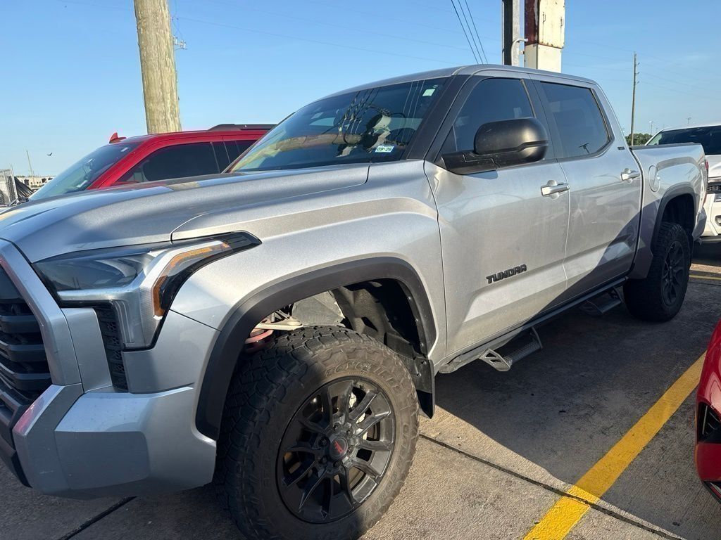 Celestial Silver Metallic 2024 Toyota Tundra Pickup Truck Four-Wheel Drive Automatic