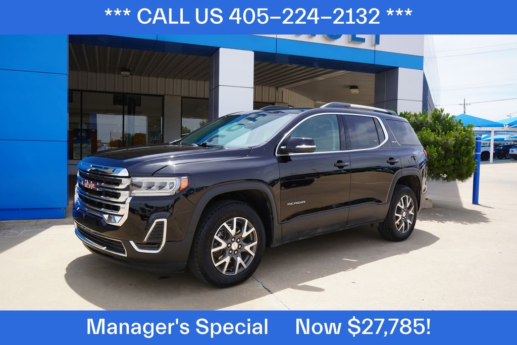 Black (Ebony Twilight Metallic) 2023 GMC Acadia SLE FWD SUV / Crossover Front-Wheel Drive 9-Speed Automatic