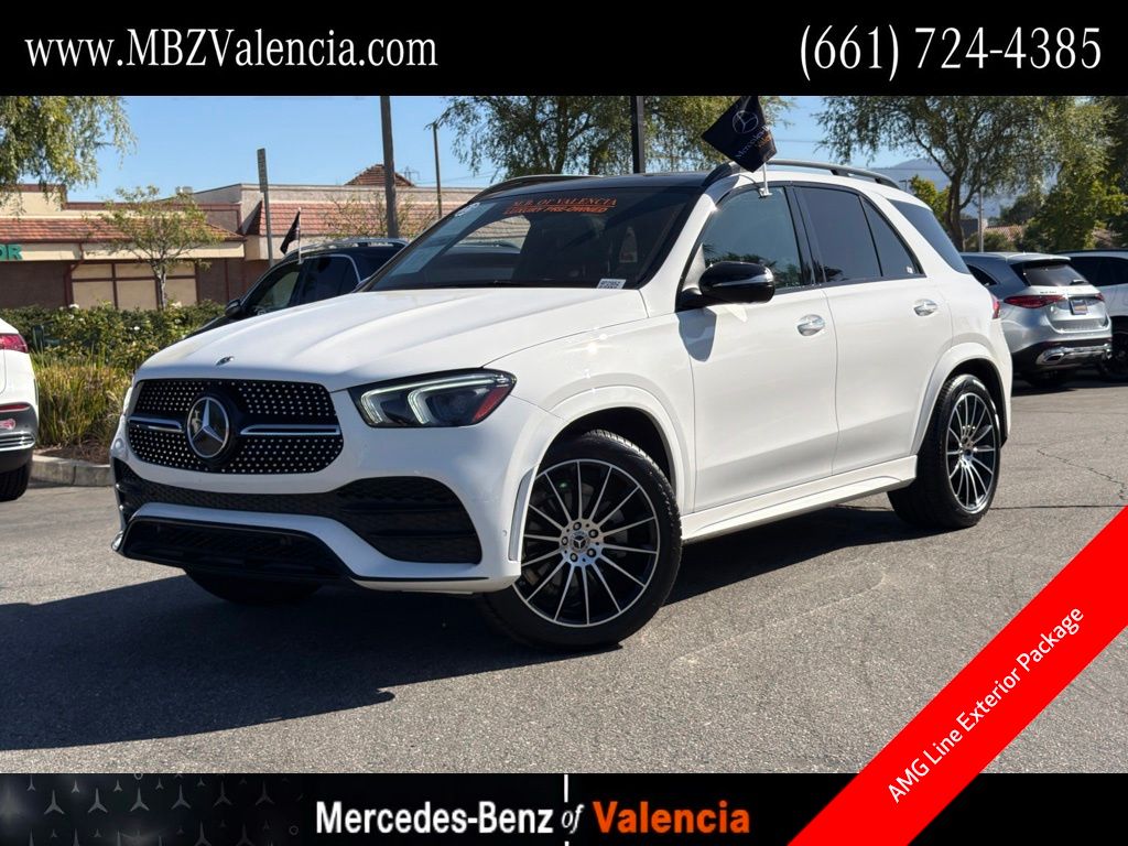 Polar White 2023 Mercedes-Benz GLE SUV / Crossover Rear-Wheel Drive 9-Speed Automatic
