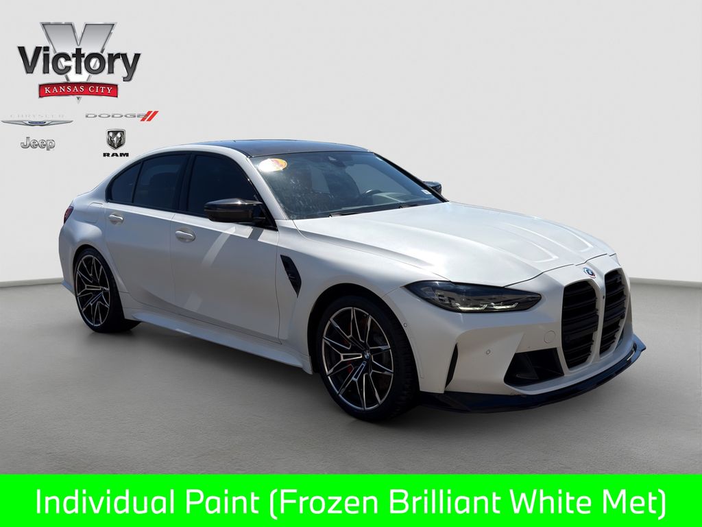 Frozen Brilliant White Metallic 2022 BMW M3 Competition xDrive AWD Sedan All-Wheel Drive 8-Speed Automatic