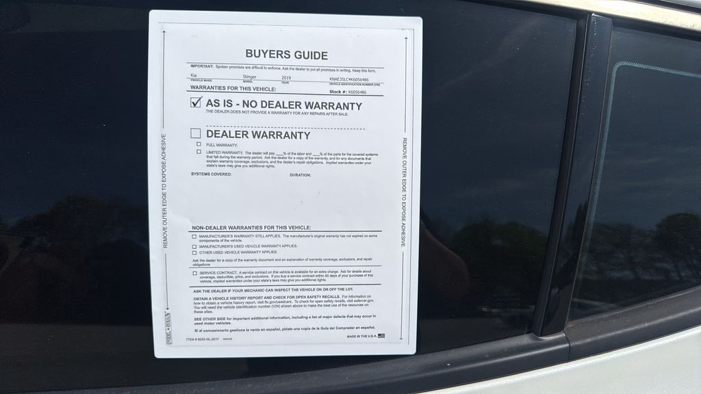 Used 2019 Kia Stinger GT 4D Sedan