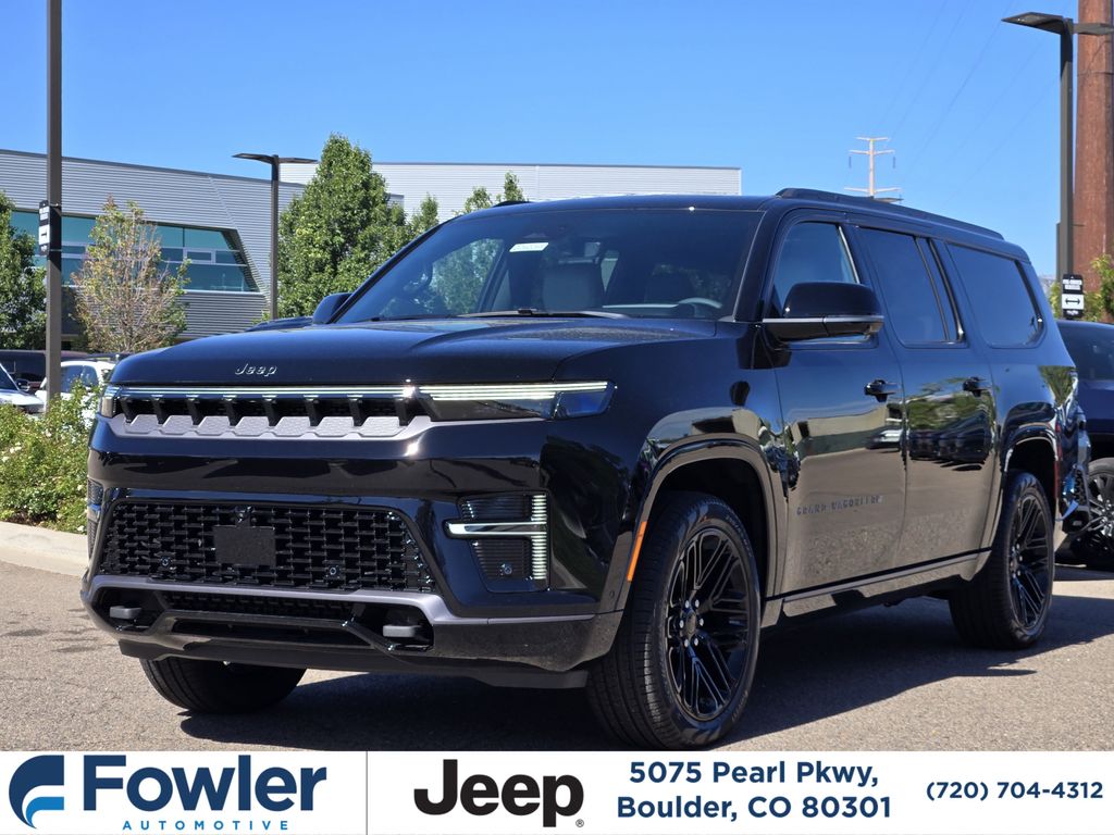 High Gloss Black 2026 Jeep Grand Wagoneer L SUV / Crossover Four-Wheel Drive 8-Speed Automatic