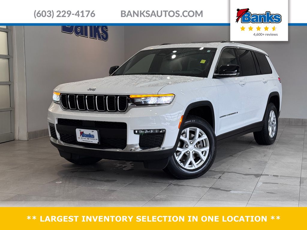 Bright White Clearcoat 2023 Jeep Grand Cherokee L Limited 4WD SUV / Crossover Four-Wheel Drive 8-Speed Automatic