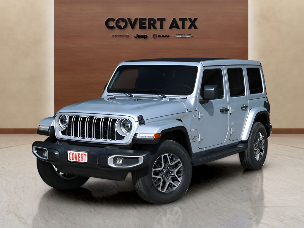 Silver 2024 Jeep Wrangler SUV / Crossover Four-Wheel Drive 8-Speed Automatic