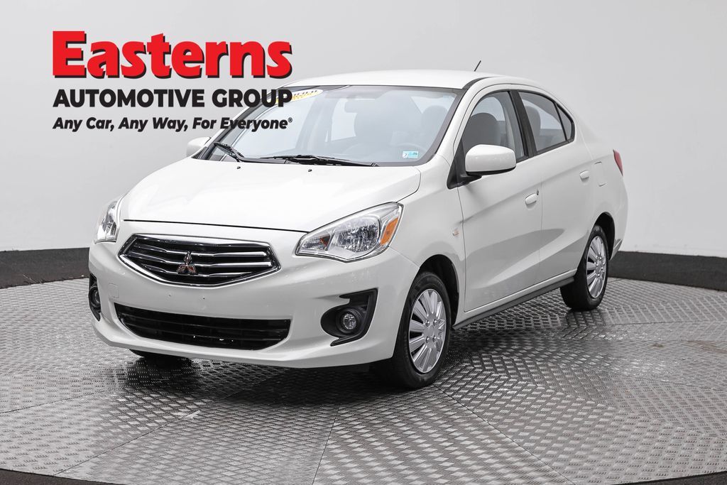 White 2019 Mitsubishi Mirage G4 Sedan Front-Wheel Drive Continuously Variable Transmission