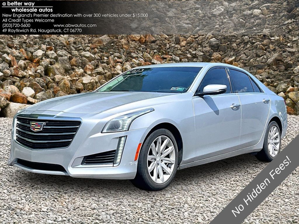 Radiant Silver Metallic 2015 Cadillac CTS Sedan All-Wheel Drive 6-Speed Automatic