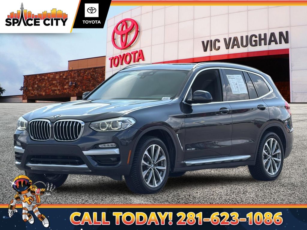 Gray (Dark Graphite) 2018 BMW X3 SUV / Crossover All-Wheel Drive 8-Speed Automatic