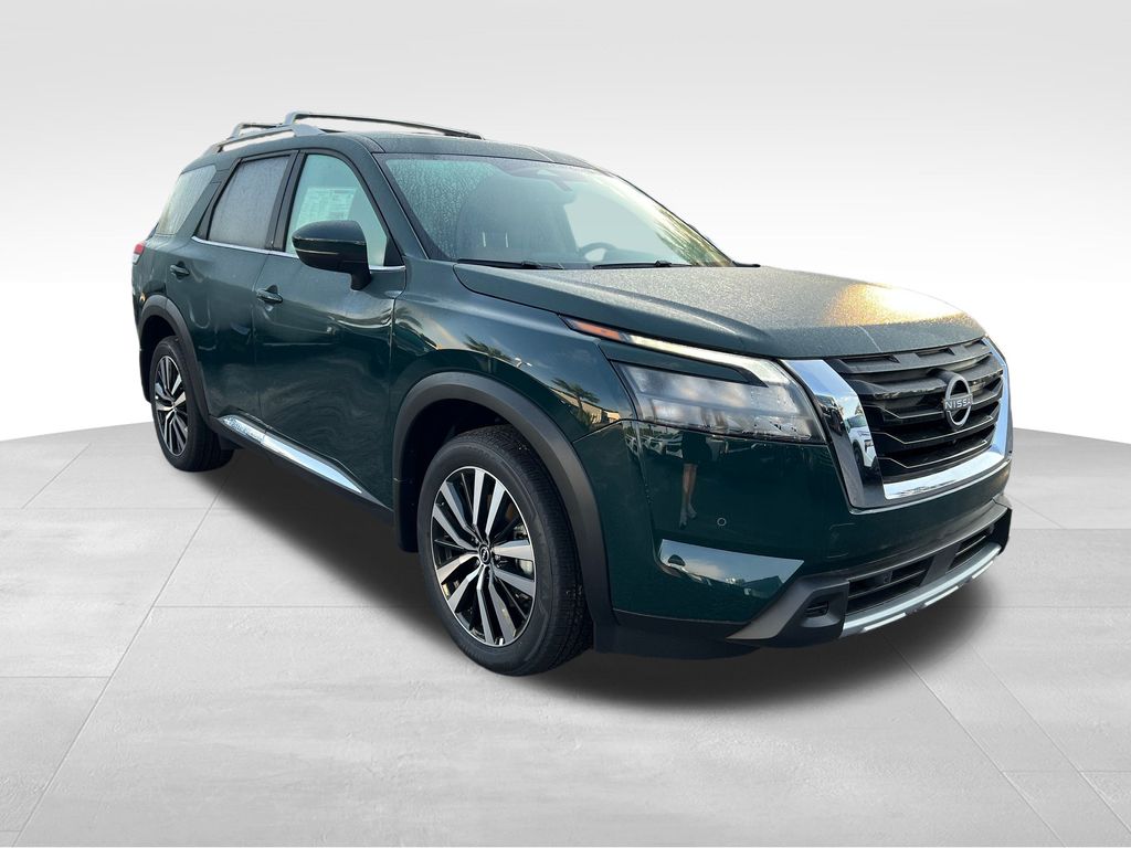 2025 Obsidian Green Pearl Nissan Pathfinder Platinum 4X4 SUV