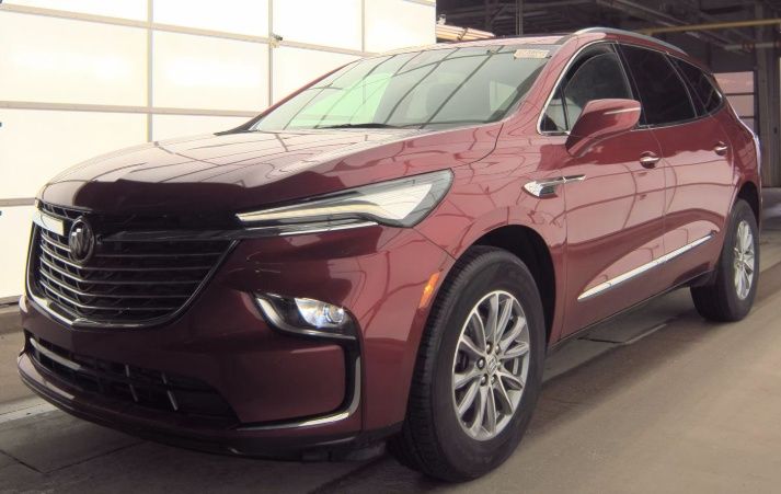 Cherry Red Tintcoat 2023 Buick Enclave Essence AWD SUV / Crossover Four-Wheel Drive 9-Speed Automatic