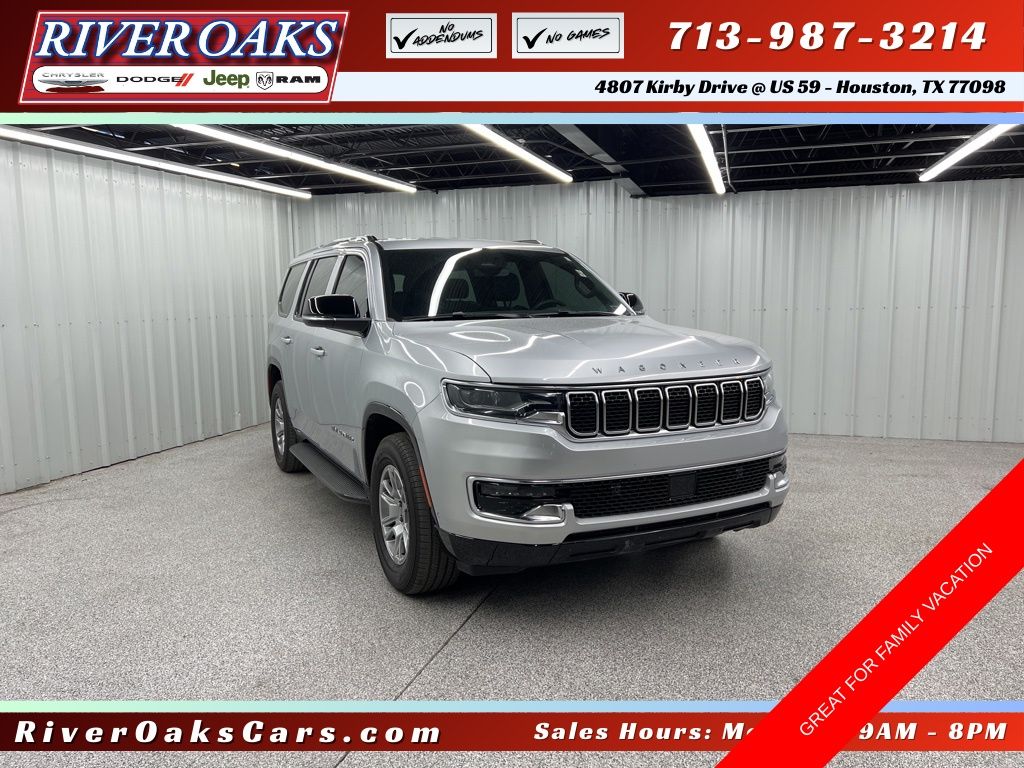 Silver 2024 Jeep Wagoneer SUV / Crossover 4X2 8-Speed Automatic