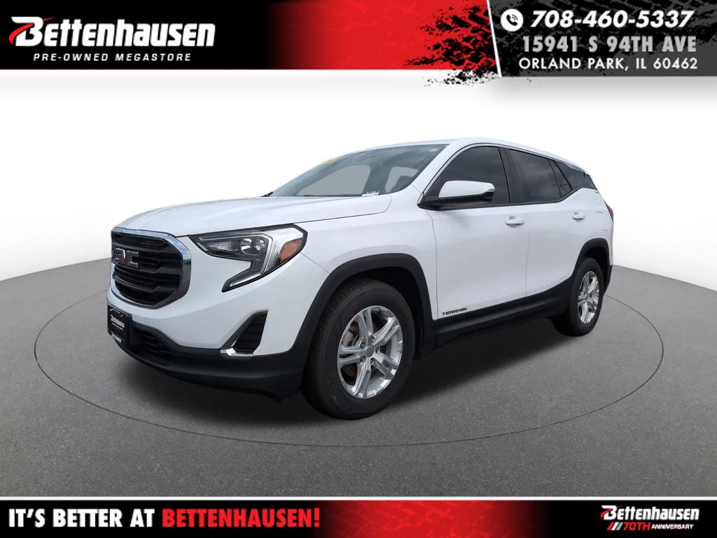 Summit White 2021 GMC Terrain SUV / Crossover Front-Wheel Drive 9-Speed Automatic