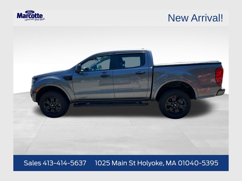 Gray Metallic 2021 Ford Ranger XLT SuperCrew 4WD Pickup Truck Four-Wheel Drive Automatic