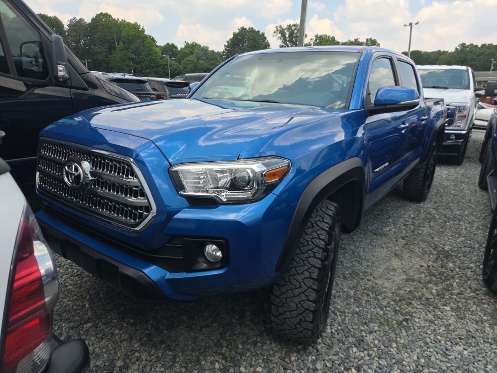 Blazing Blue 2017 Toyota Tacoma Pickup Truck Four-Wheel Drive 6-Speed Automatic