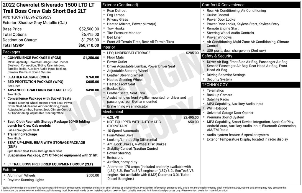 Used 2022 Chevrolet Silverado 1500 LTD Truck